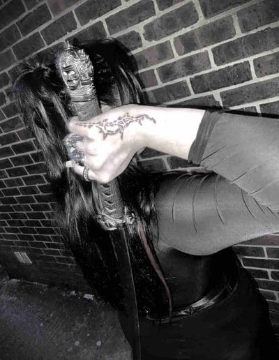 Cyber Sigilism Hand Tattoo